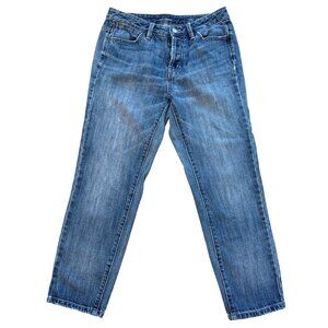 Kate Spade Jean Size 26 The Kick It Saturday Button Fly Straight Leg Cropped Cot